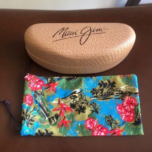 Maui Jim Sun Glass Case with Cleaner Sleeve